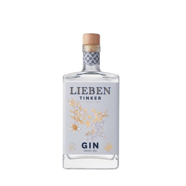 Bouteille de Gin Lieben Tinker sur le site Wild african Gin